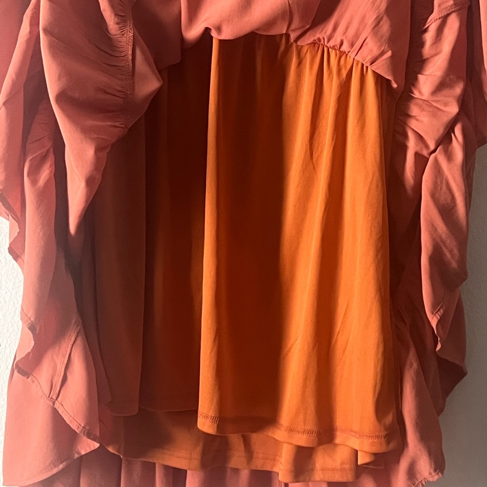 Entro Colorful Stylish‎ Coral Floral Dress, Size M - Picture 8 of 11
